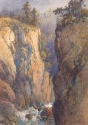 Percy Gray Rogue River Gorge (mk42) china oil painting reproduction